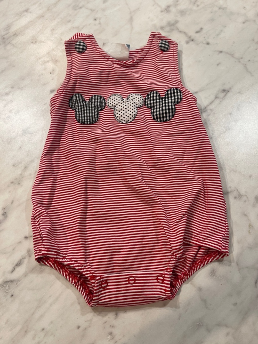 Three sisters red white black Disney Mickey bubble 18m
